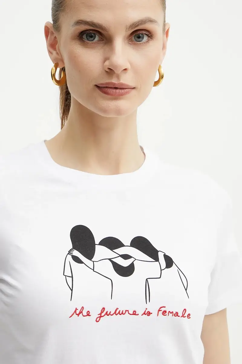 Marella T-shirt Donna Bianco 3124434 miniatura 4