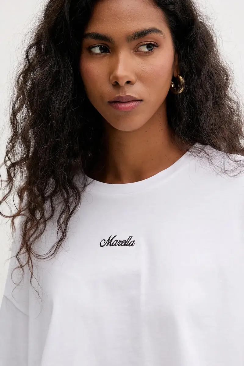Marella T-shirt Donna Bianco 3840653 miniatura 4