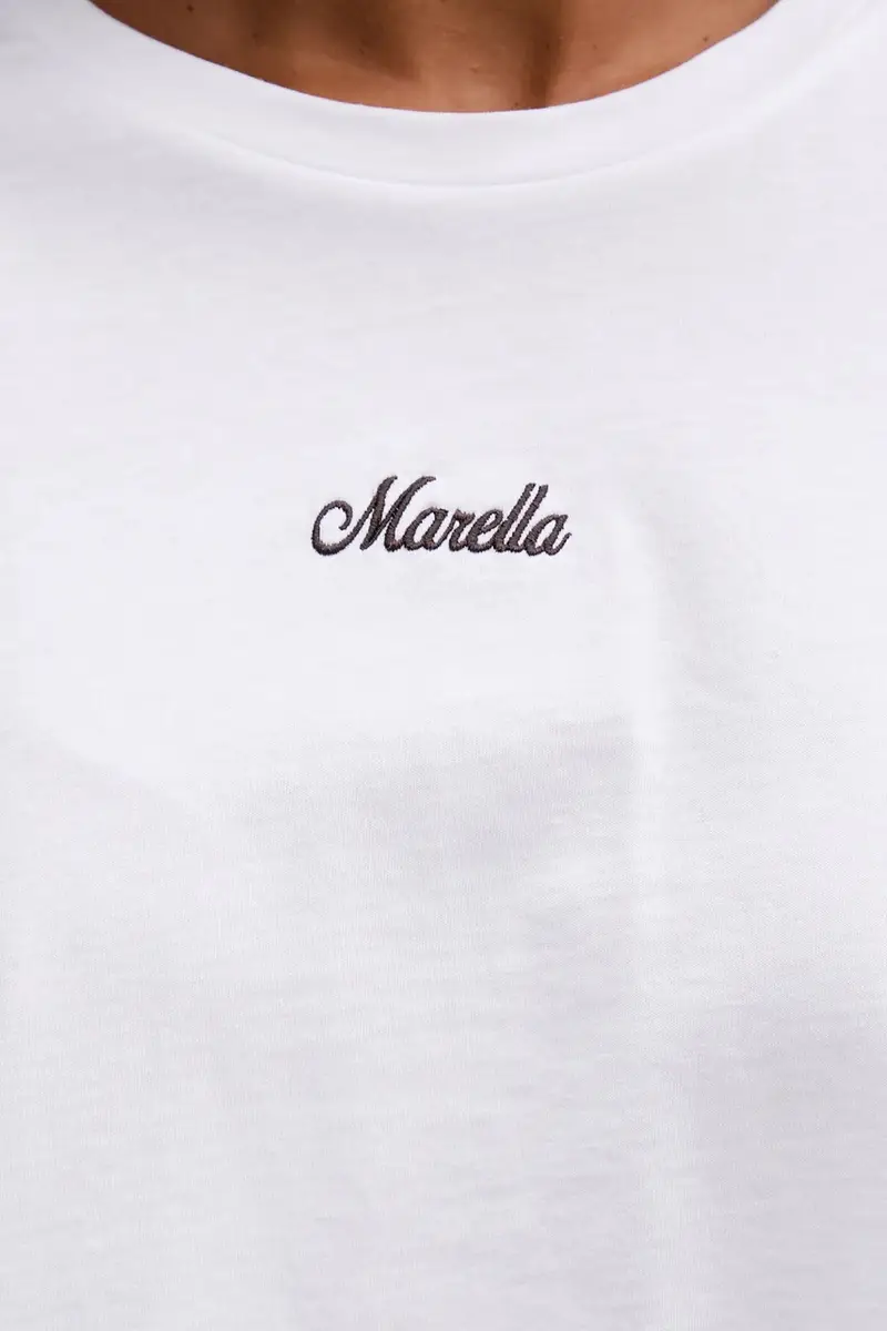 Marella T-shirt Donna Bianco 3840653 miniatura 5