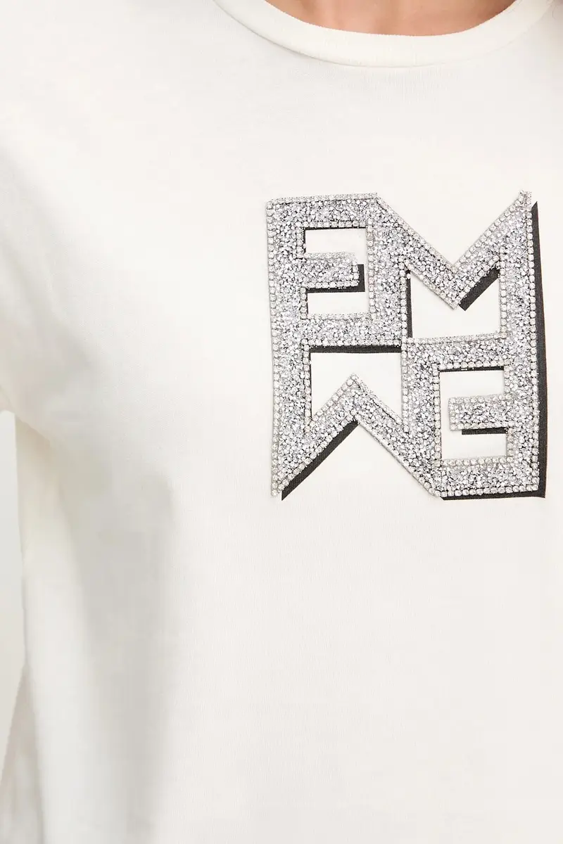 Marella T-shirt Donna Beige 3840123 miniatura 4