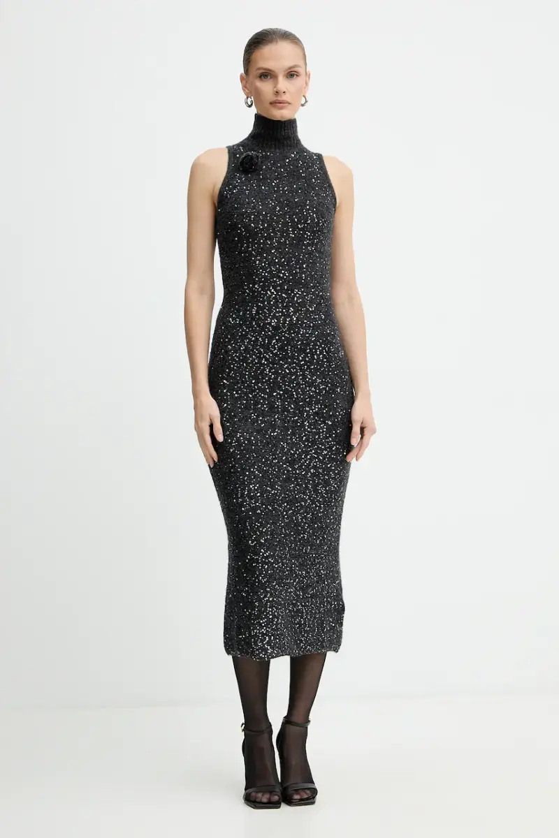 vestito con lana colore grigio 2523326072200