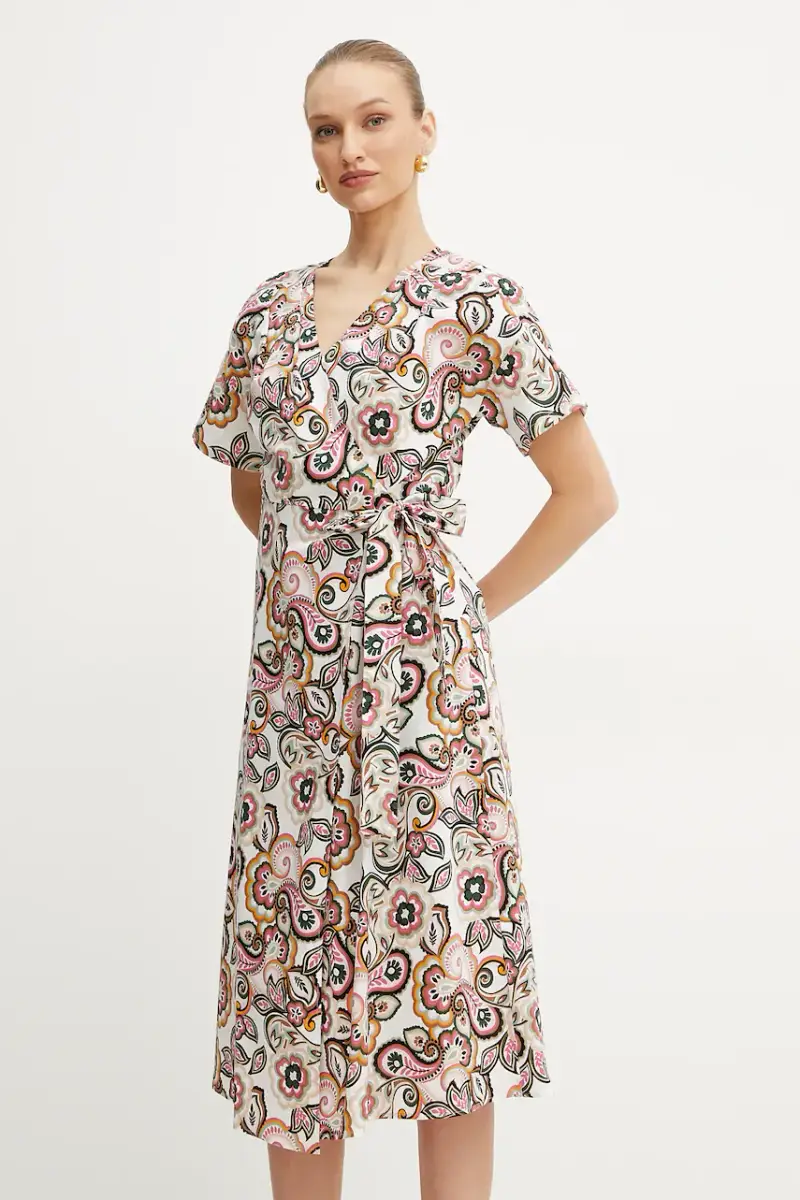 vestito Emme by Marella colore bianco 2515221292200 miniatura 3