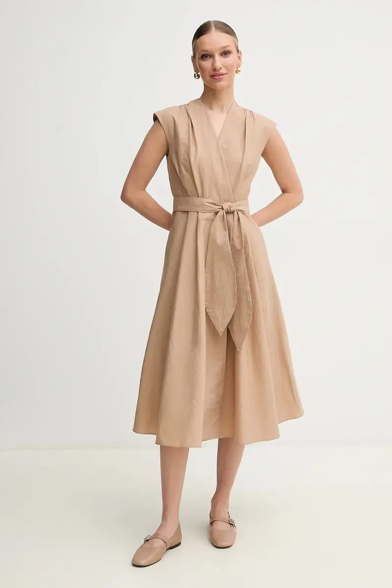 vestito OSSOLA colore beige 2513221172200