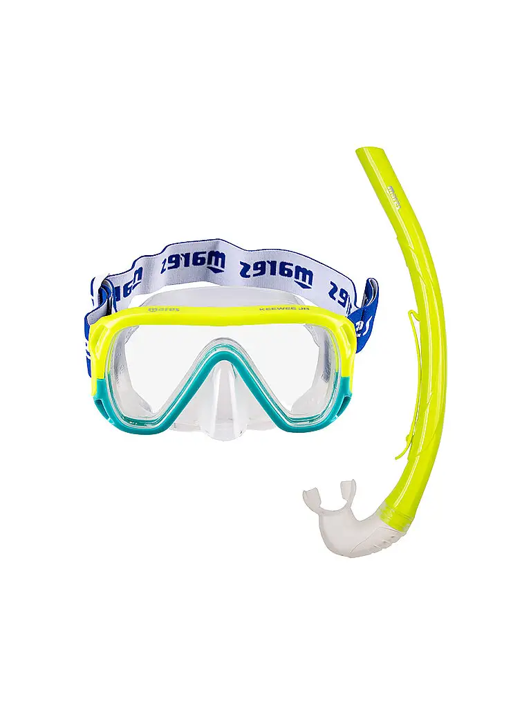 Set da immersione per bambini Combo Keewee Jr giallo