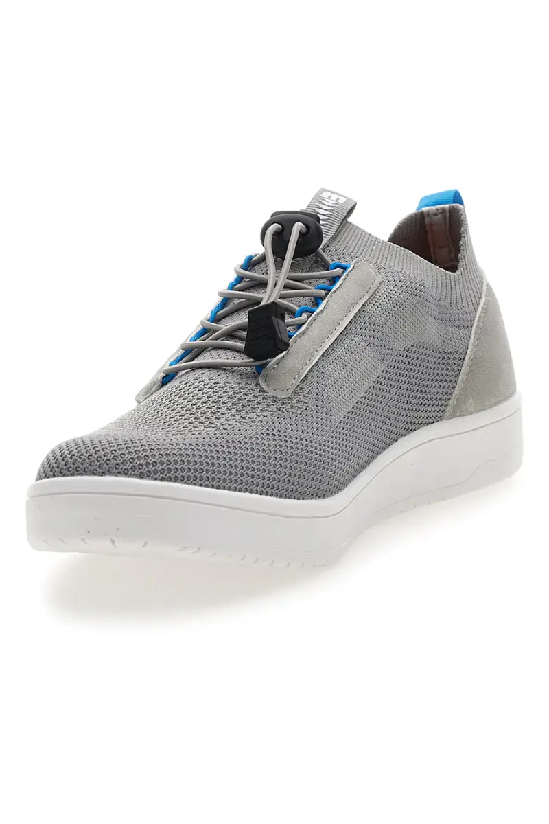 Sneakers Grigie con Tomaia in Mesh e Lacci Elastici MARES MRS23307F [GESSO miniatura 4