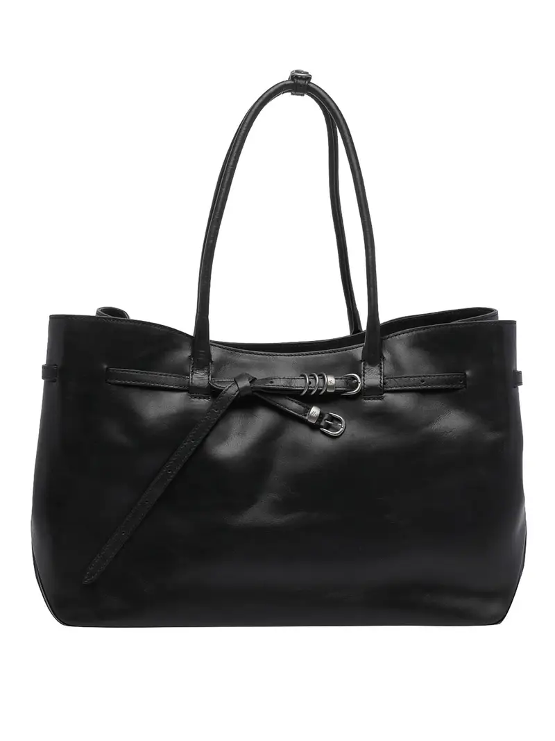 Borsa a tracolla grande usata dalla nonna Nero