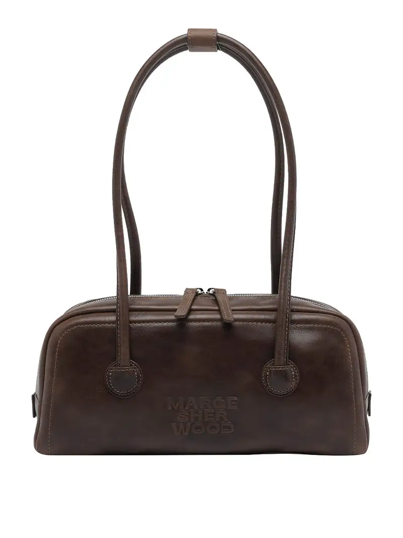 Borsa a tracolla morbida Boston Ew Marrone