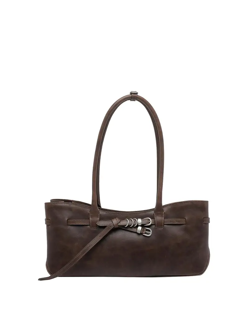 Borsa a tracolla usata dalla nonna Marrone