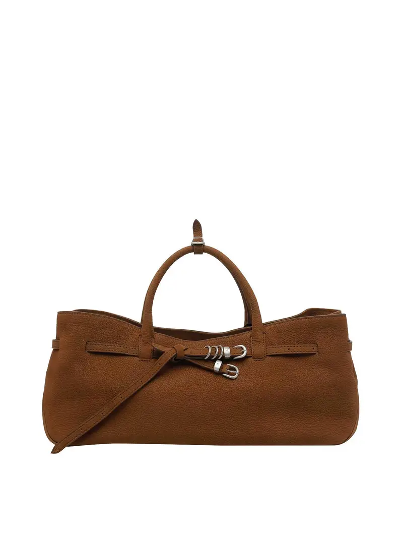 Borsa usata dalla nonna castagna XL Marrone