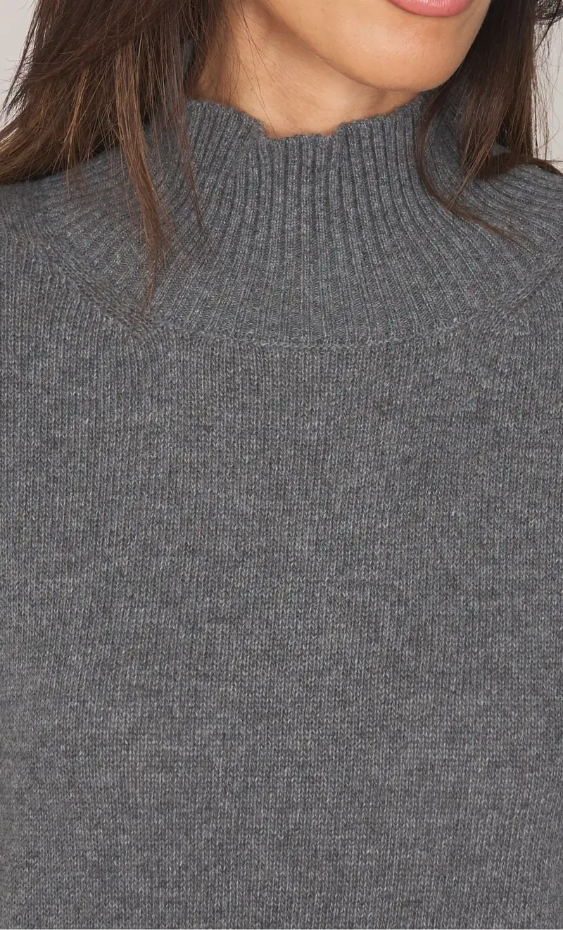 Maglia lupetto maria bellentani - gaia, colore grigio miniatura 2