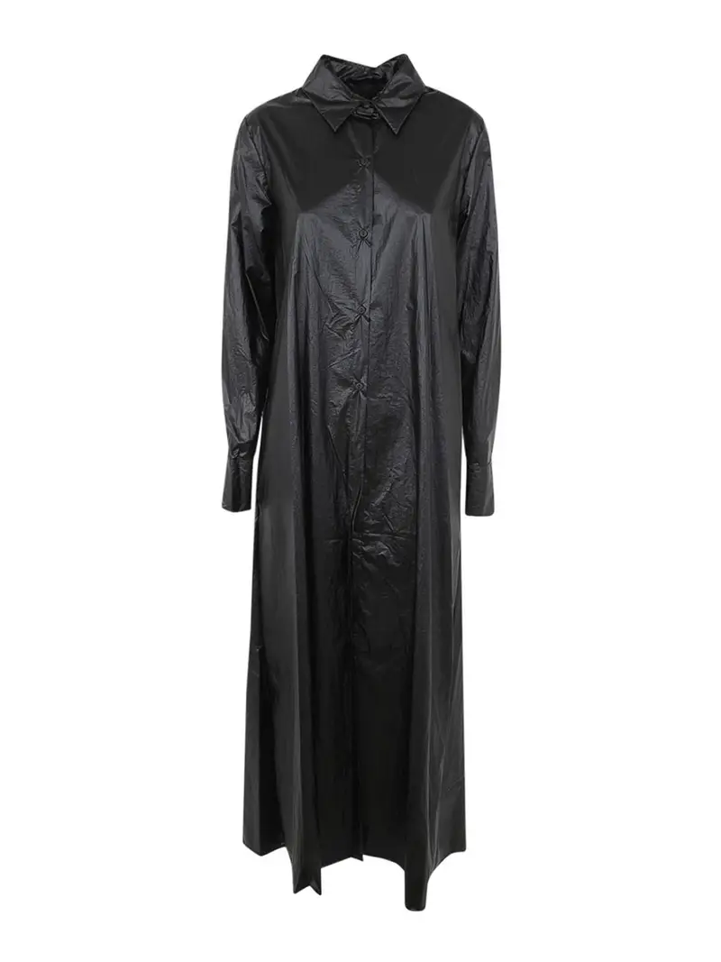 Camicia avvolgente Nero