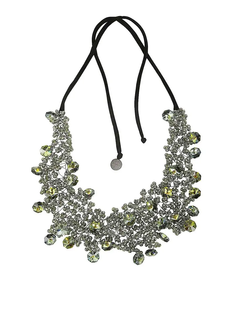 Collana di cristalli Verde