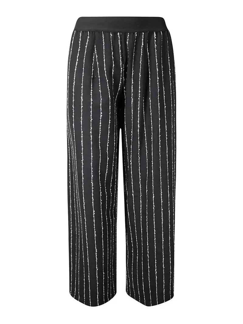 Pantaloni larghi e lunghi Nero