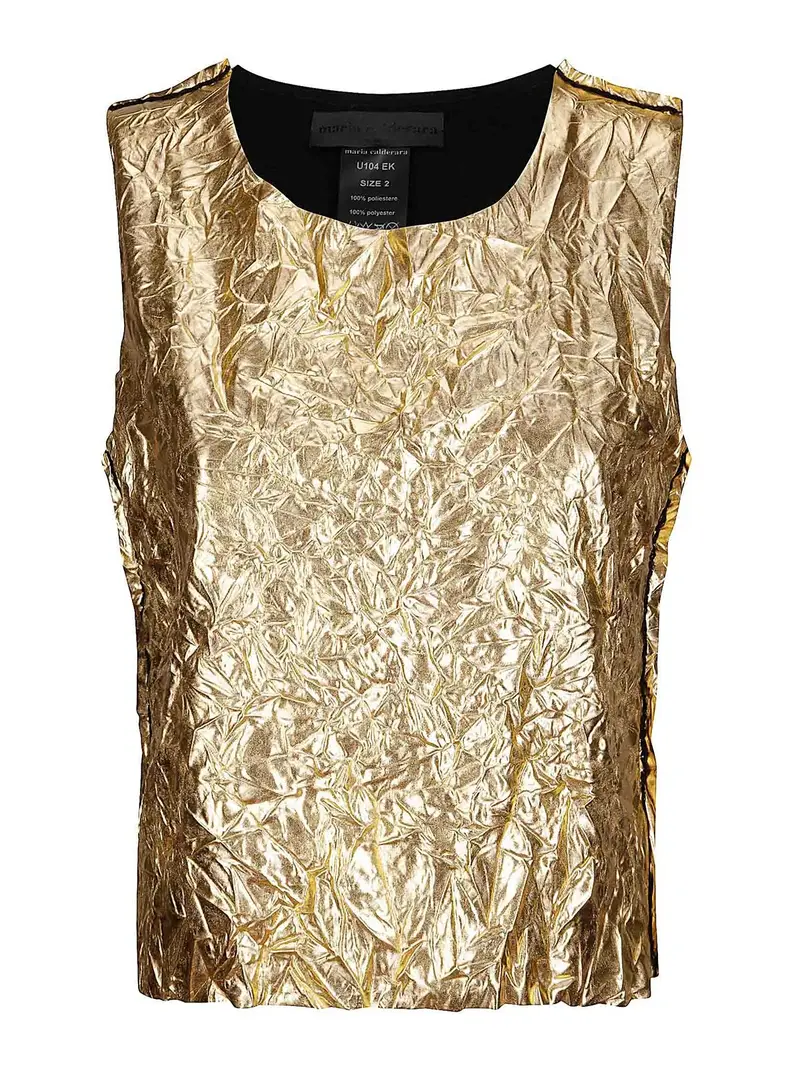 MARIA CALDERARA Top Oro 3871037