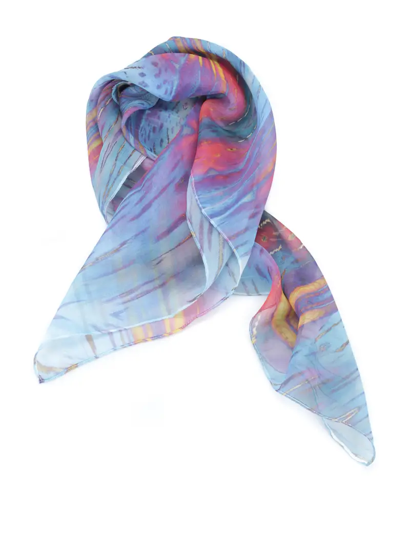 Foulard Natalia in seta Multicolore
