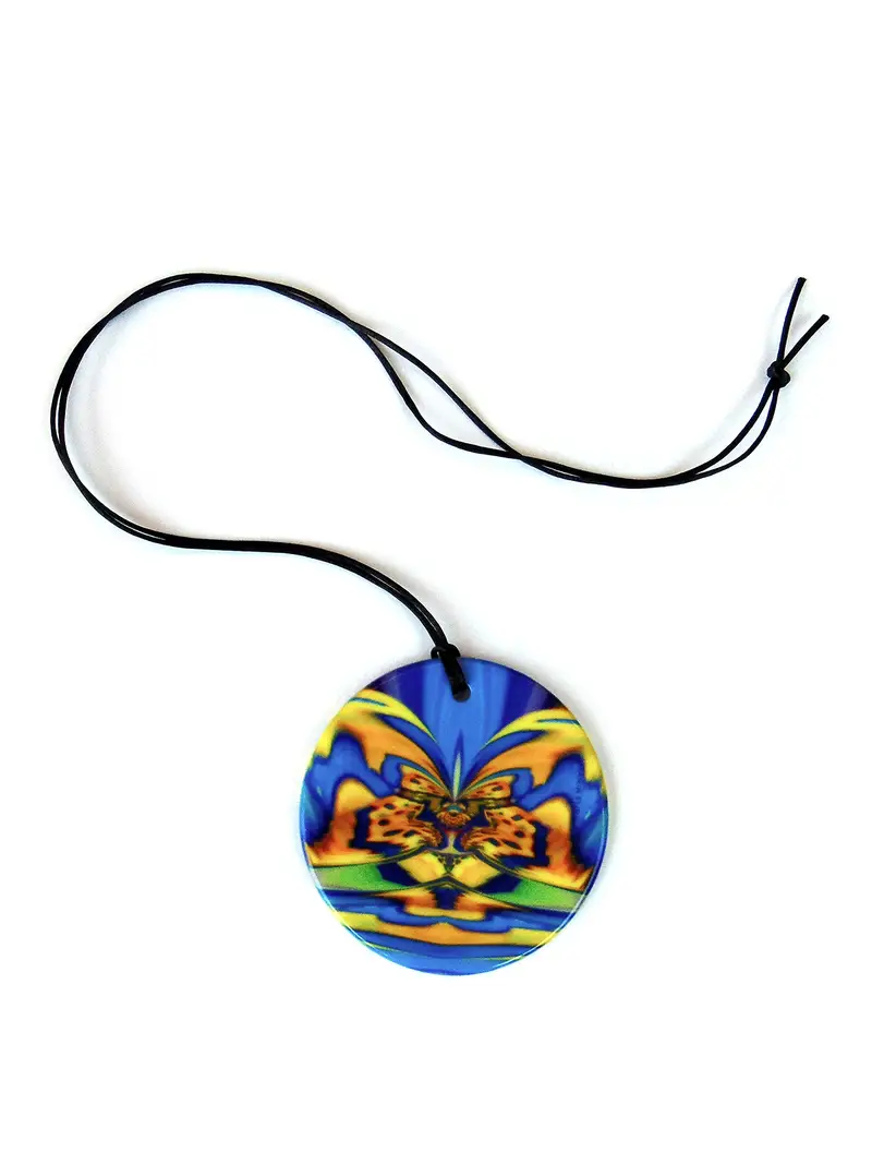 Pendente in ceramica Orchidea Multicolore