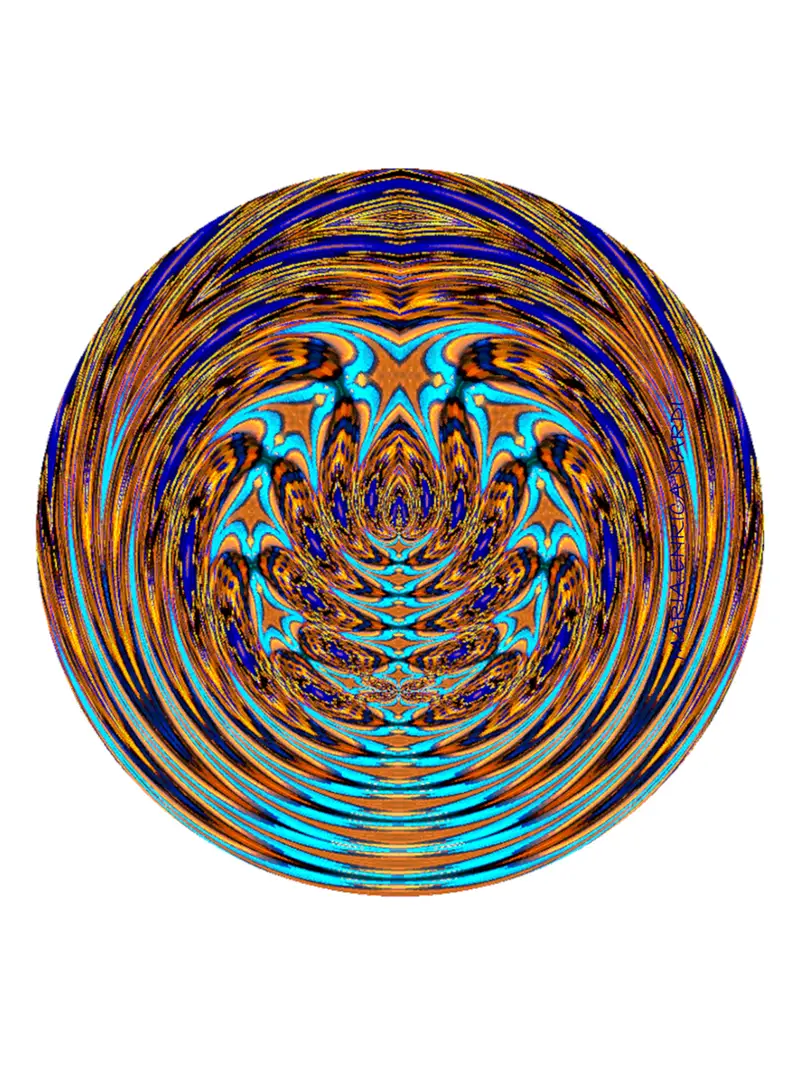 Piatto Brioche Multicolore