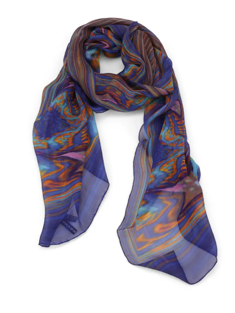 Stola Christine in seta Multicolore