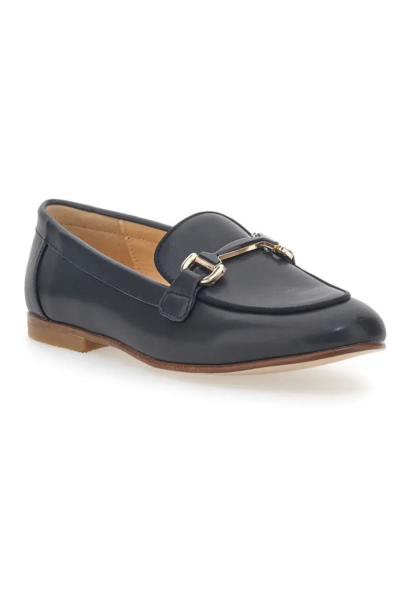 Mocassino nero con Morsetto Mariella Burani 50450 [NERO] miniatura 2