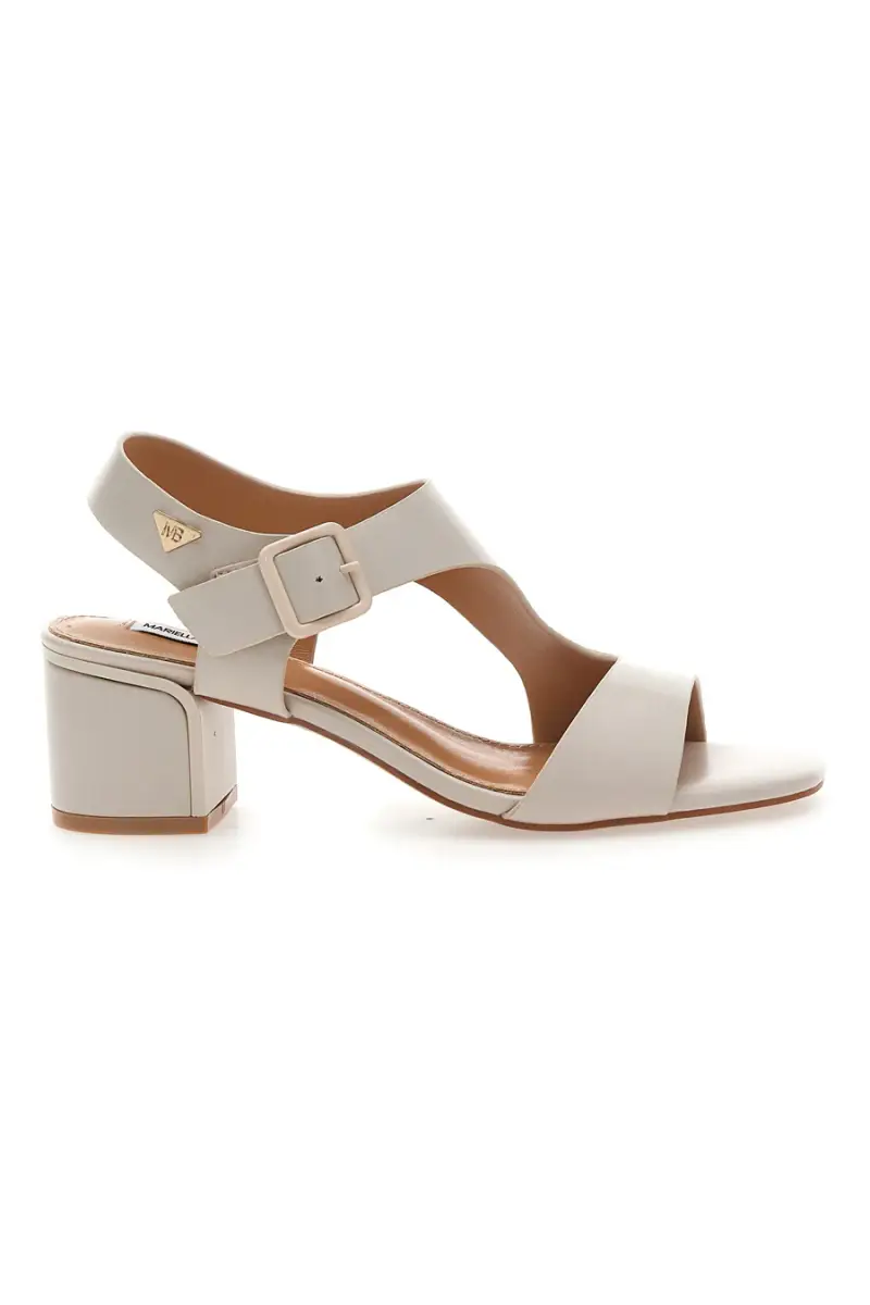 Sandali Beige Con Cinturino alla Caviglia Mariella Burani 51280 [BEIGE]