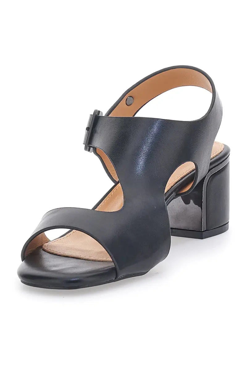 Sandali Neri Con Cinturino alla Caviglia Mariella Burani 51280 [NERO] miniatura 3