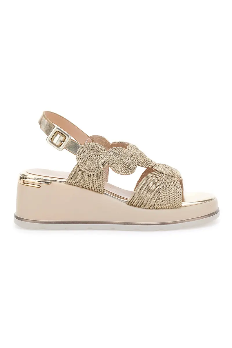 Sandali Oro Con Platform Mariella Burani K11002 [ORO]