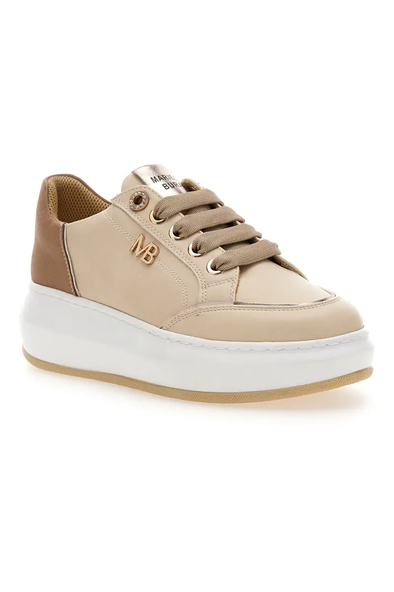 Sneakers Beige Con Platform MARIELLA BURANI 50840521 [BEIGE] miniatura 2