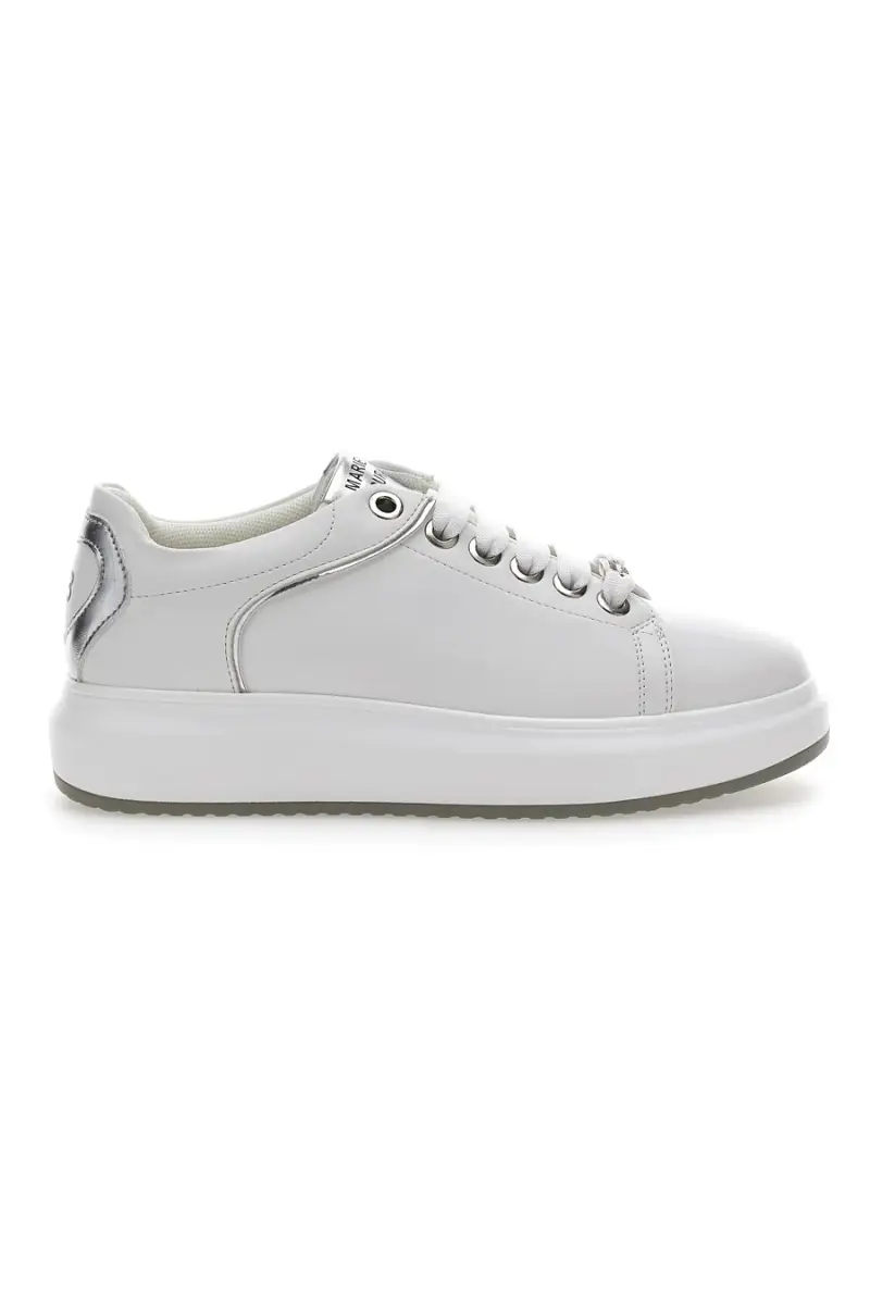 Sneakers Bianche con Lacci Mariella Burani 50280 [BIANCO]