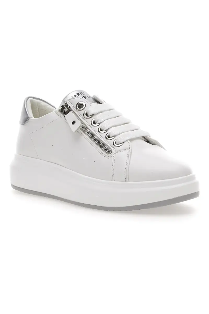 Sneakers Bianche da Donna Mariella Burani 50282 [BIANCO] miniatura 2