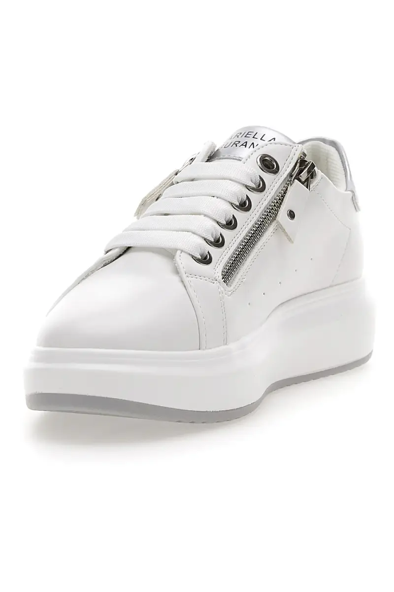 Sneakers Bianche da Donna Mariella Burani 50282 [BIANCO] miniatura 3
