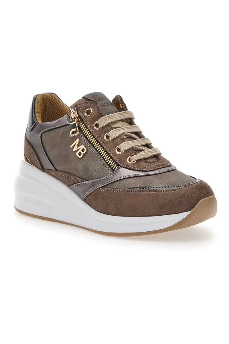 Sneakers con Zeppa marrone MARIELLA BURANI 50941623 [TAUPE] miniatura 2