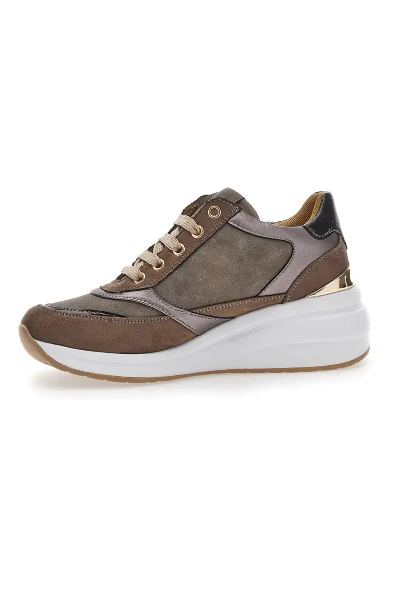 Sneakers con Zeppa marrone MARIELLA BURANI 50941623 [TAUPE] miniatura 4