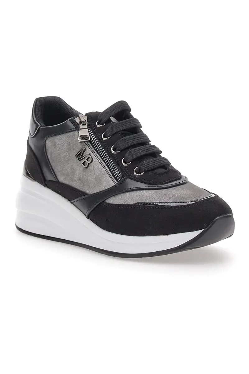 Sneakers con Zeppa nero MARIELLA BURANI 50941622 [NERO] miniatura 2