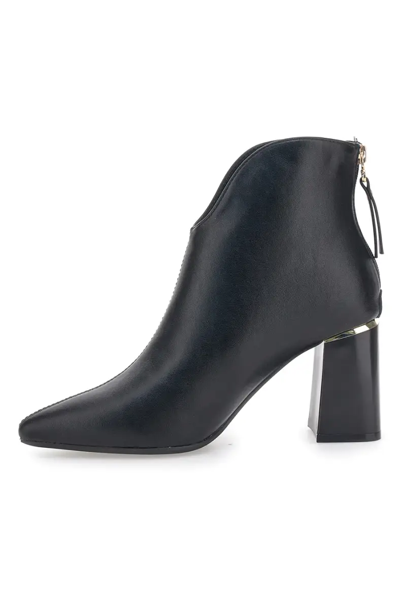 Tronchetti neri con tacco alto e logo MB Mariella Burani 51690C1057 [NERO] miniatura 4