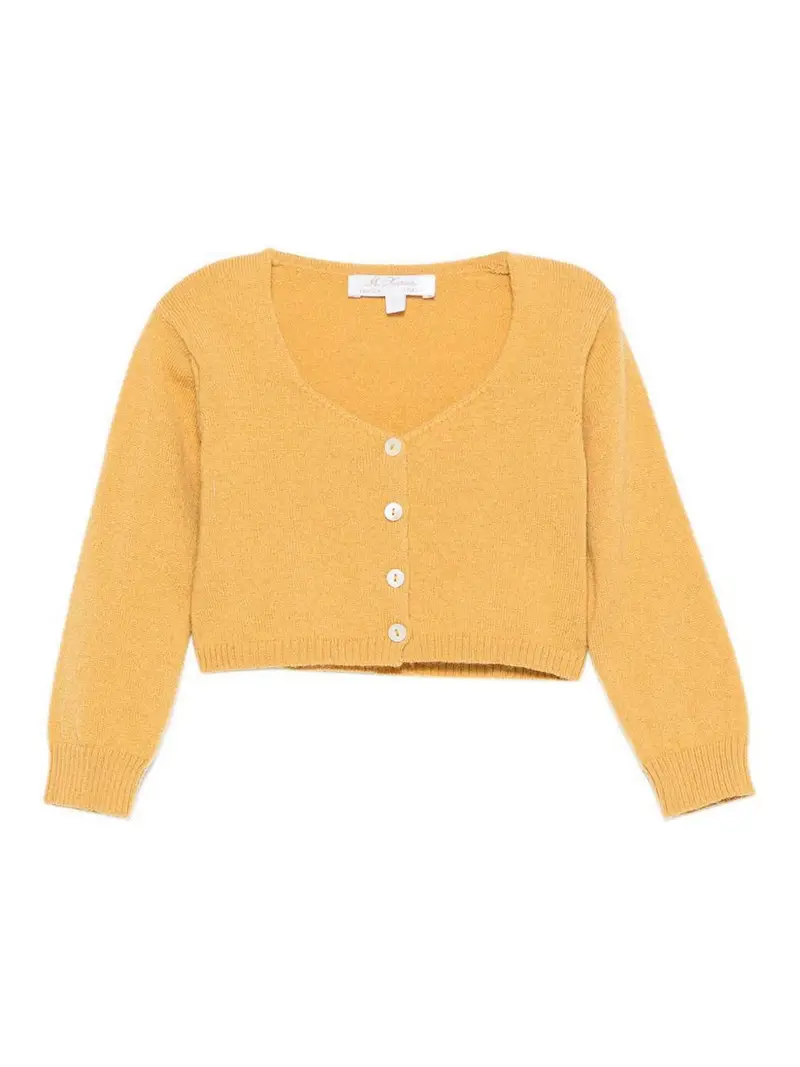 Mariella Ferrari Cardigan Giallo 3999645