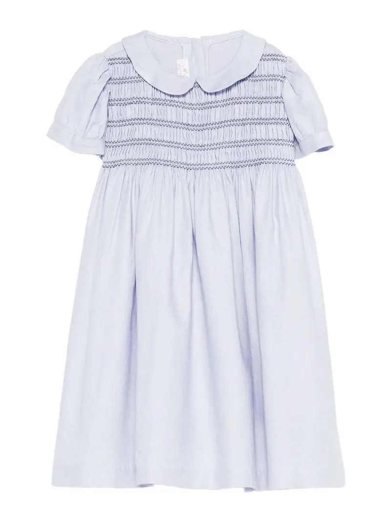 Vestito Con Colletto Peter Pan Blu