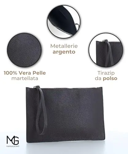 MARINA GALANTI Pochette Uomo Argento 3481160 miniatura 2