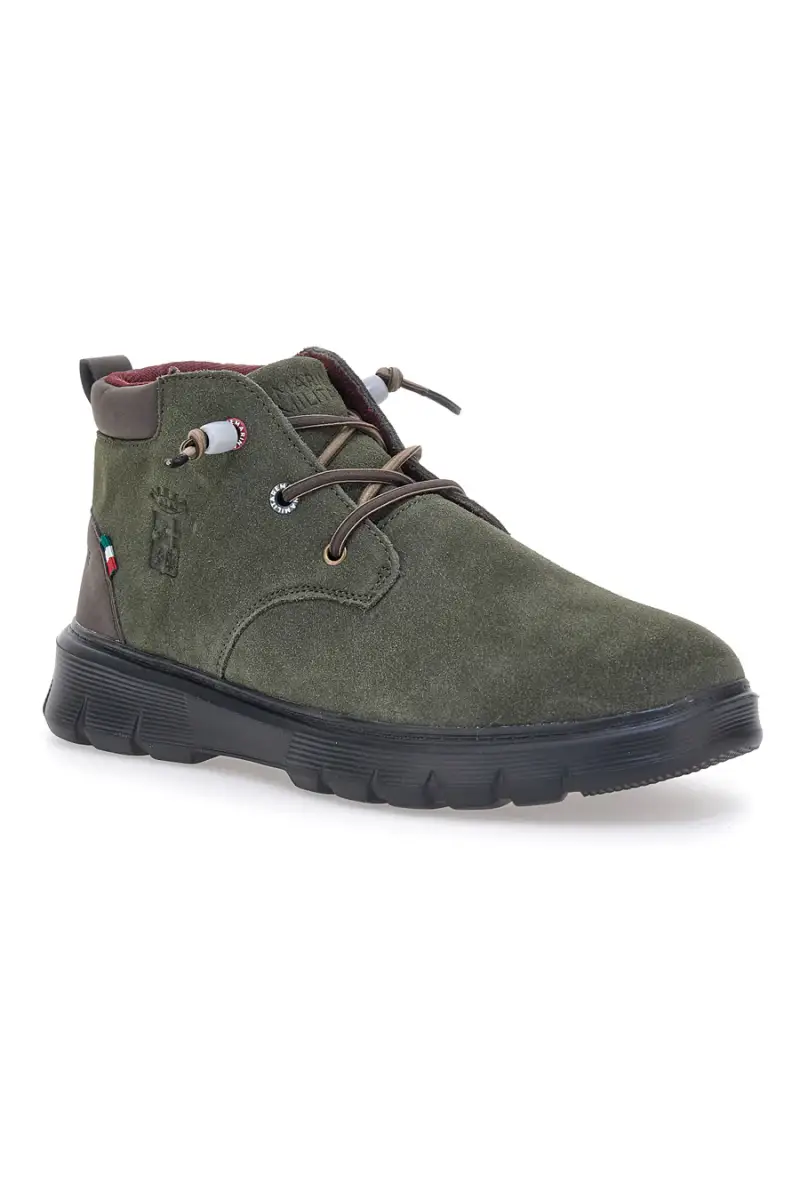 Polacchini verdi con suola flessibile Marina militare MM982 [MILITARE] miniatura 2