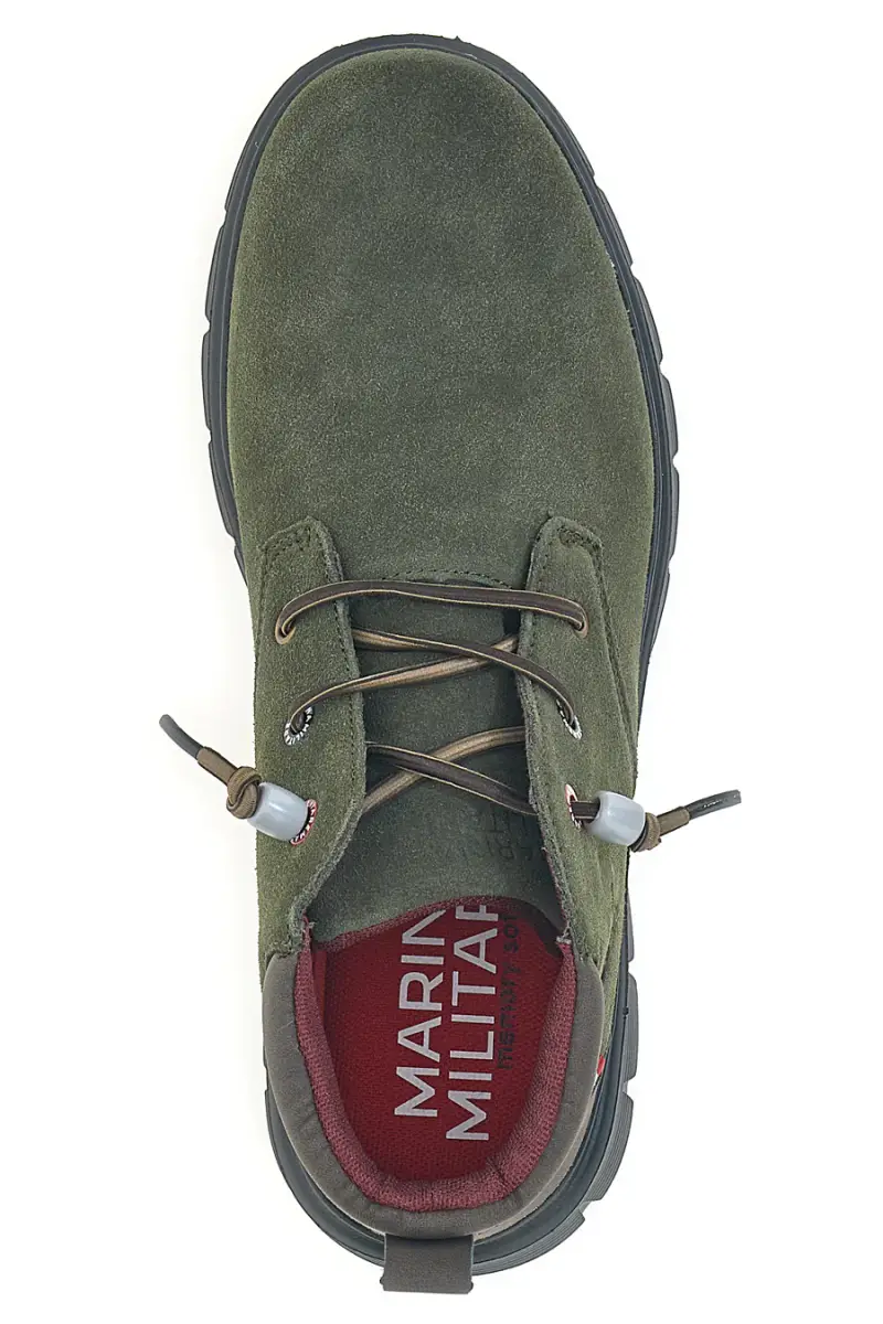 Polacchini verdi con suola flessibile Marina militare MM982 [MILITARE] miniatura 3