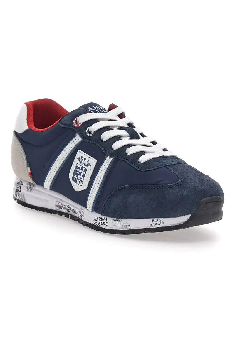 Sneakers Blu e Bianche Con Lacci Marina Militare MM255 [BLUE] miniatura 2