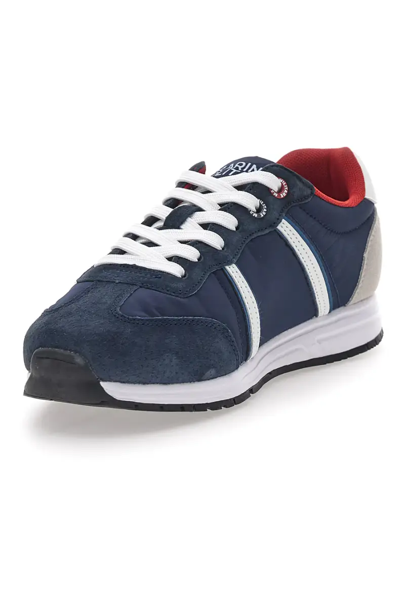 Sneakers Blu e Bianche Con Lacci Marina Militare MM255 [BLUE] miniatura 3