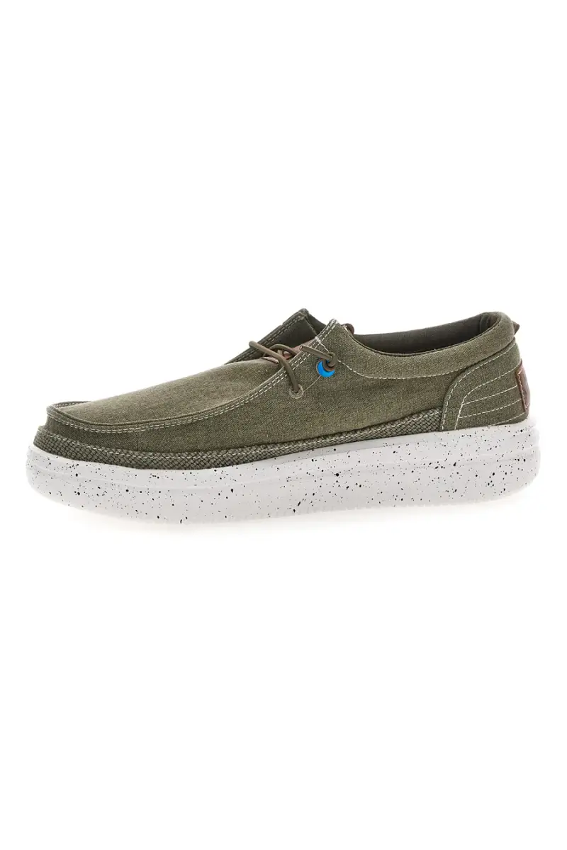 Stringate Verde In Tela Marina Militare MM1701 [MILITARE] miniatura 4
