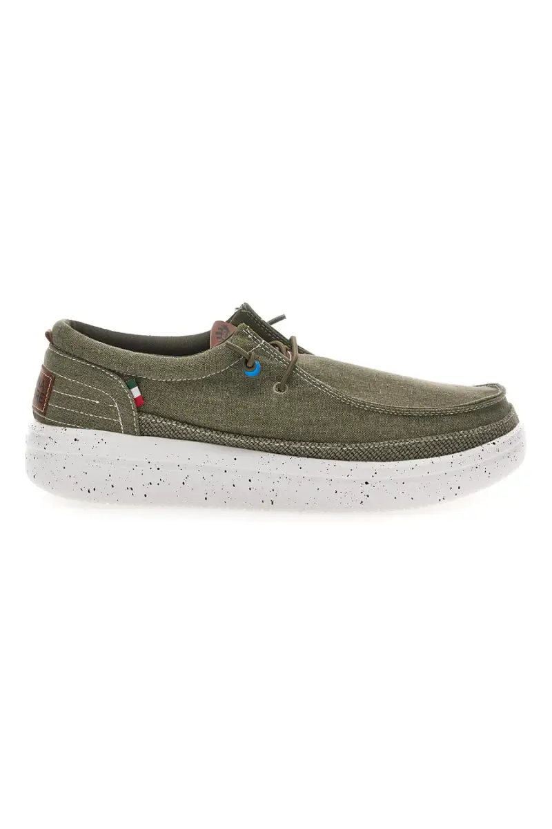 Stringate Verde In Tela Marina Militare MM1701 [MILITARE]