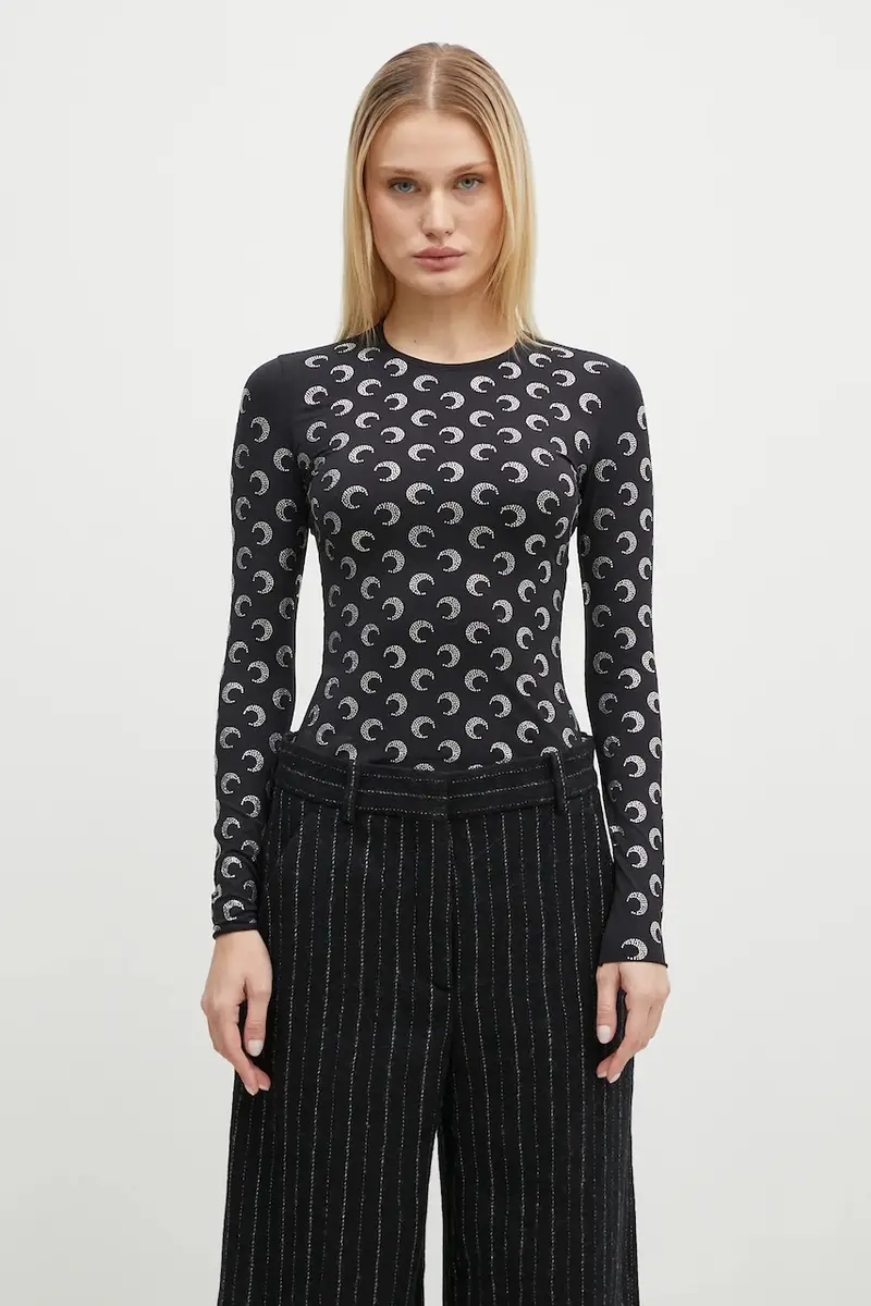 camicia a maniche lunghe donna colore nero WTS006A.CJER0002