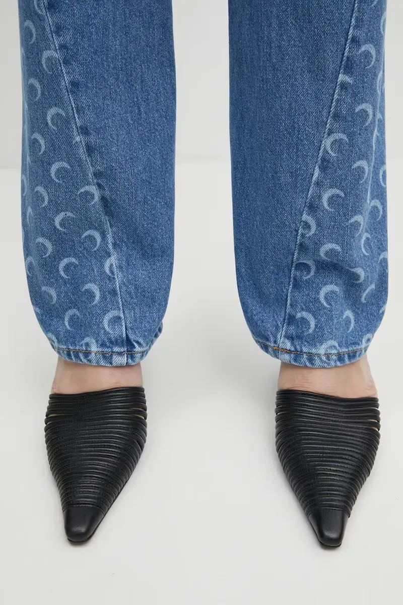 Marine Serre Jeans Donna Blu 3406434 miniatura 4