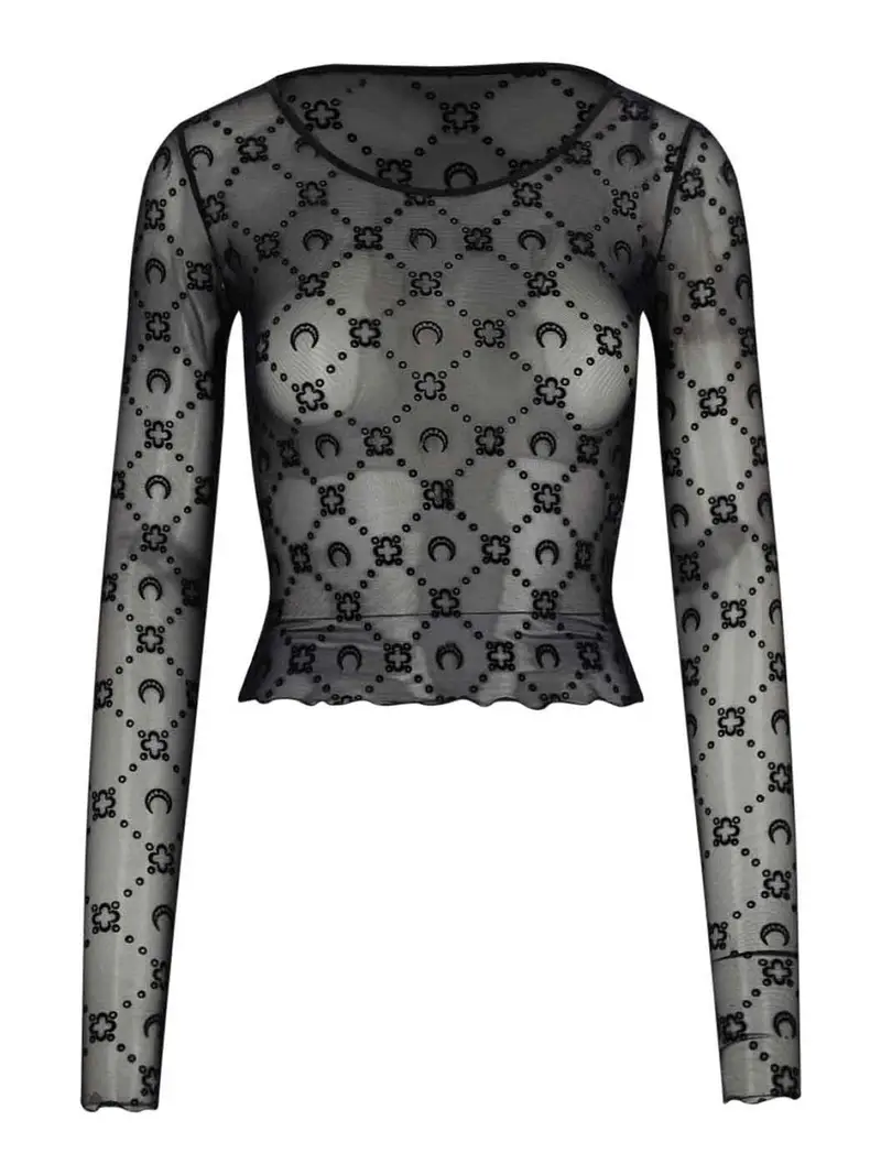 Logo della parte superiore corta Nero