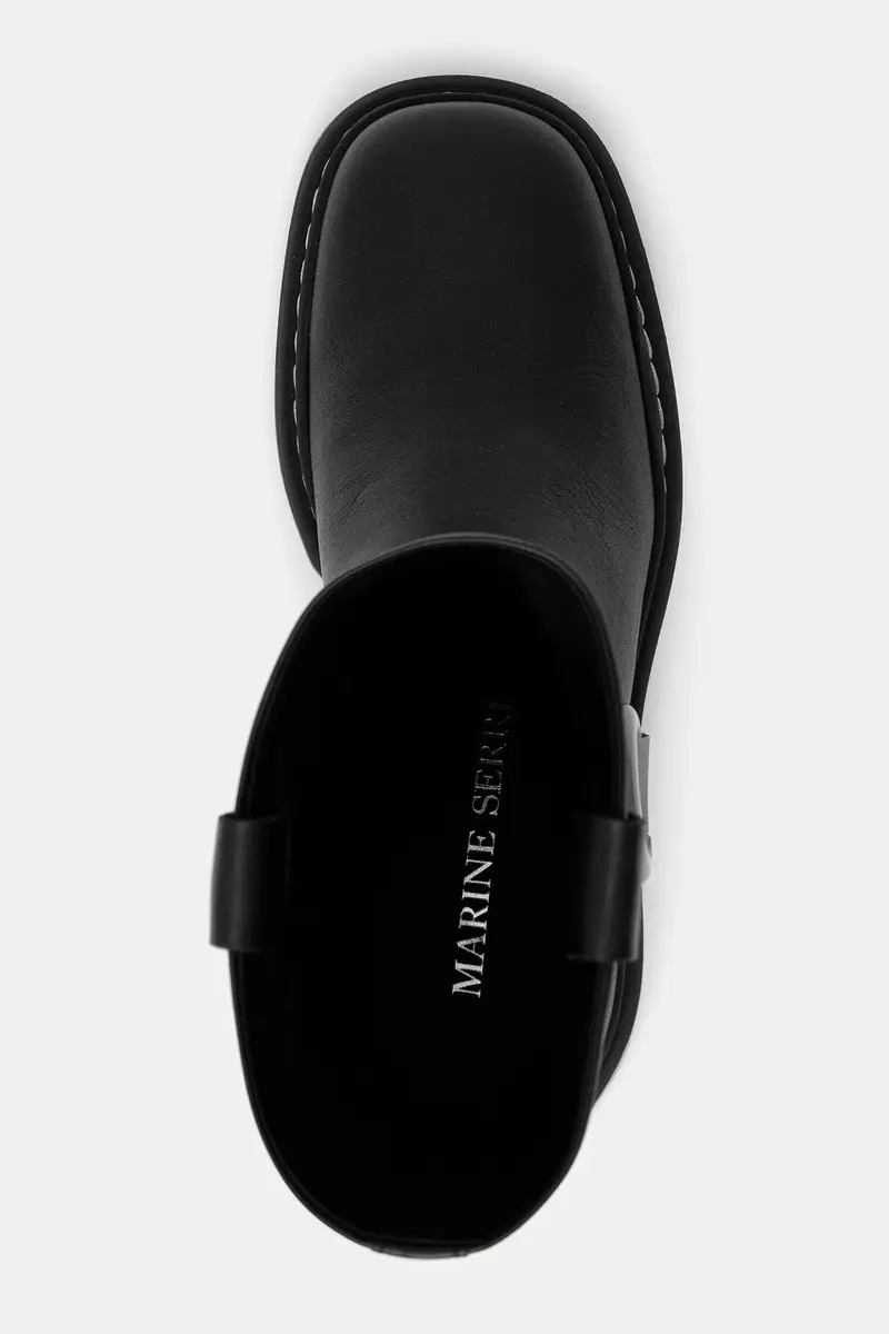 stivaletti alla caviglia in pelle Smooth Leather MS Moto donna colore nero WFW045A.RLEA0017 miniatura 4