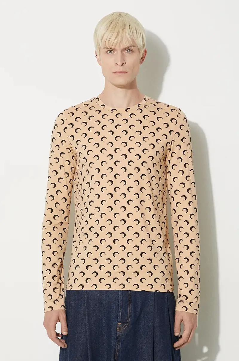 Marine Serre Top Uomo Beige 2241352