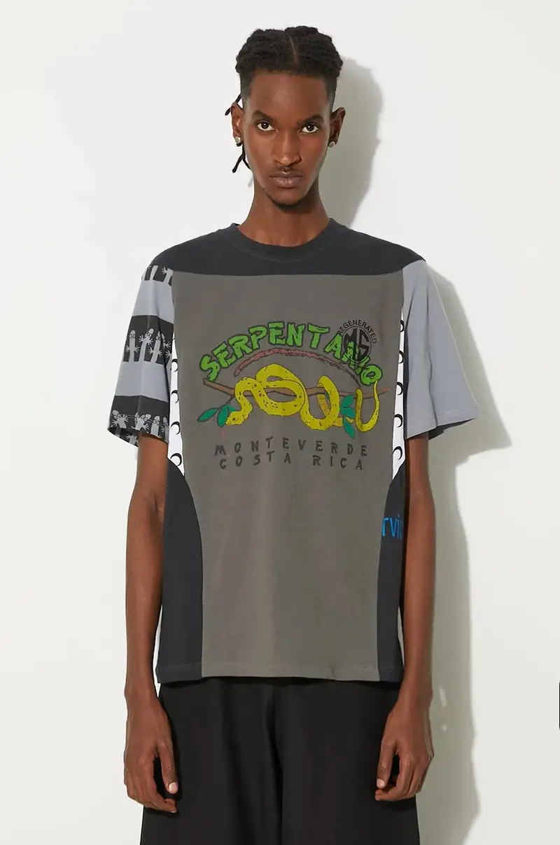 Marine Serre T-shirt Uomo Grigio 2249167