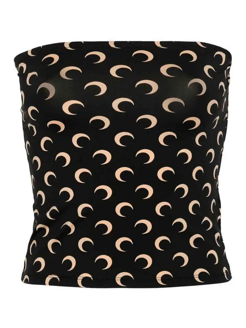 Marine Serre Top Marrone 4230688